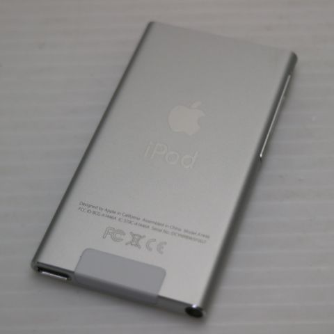 新品同様 iPod nano 第7世代 16GB シルバー 即日発送 MD480J/A MD480J