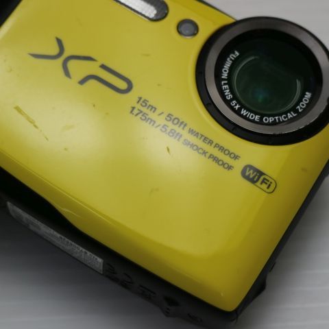 美品 FinePix XP90 イエロー 即日発送 コンデジ FUJIFILM 本体 土日祝