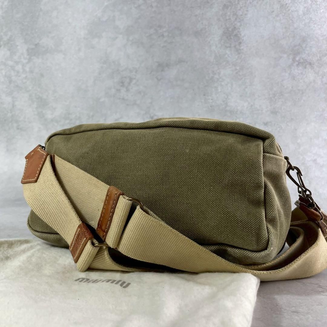 miu miu ミュウミュウ 2way ショルダーバッグ クロスボディ ワン