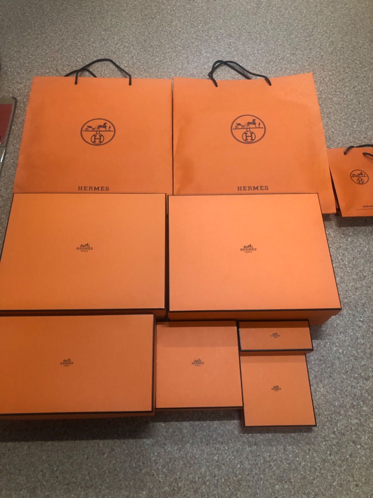 HERMES エルメス 箱 紙袋 セット M135 - メルカリ