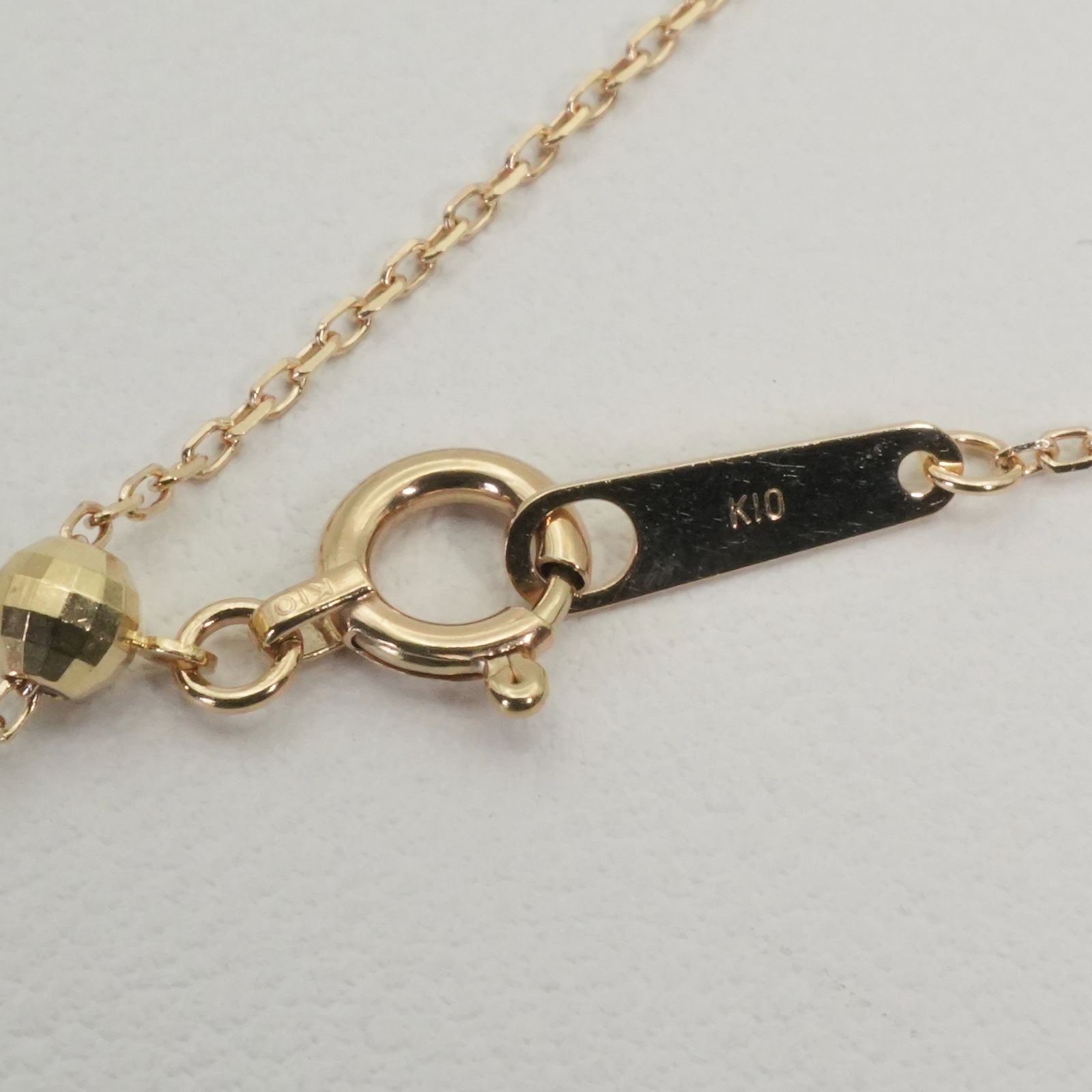 アガット K10 ブレスレット ラブラドライト×ルビー/25-2967 - メルカリ