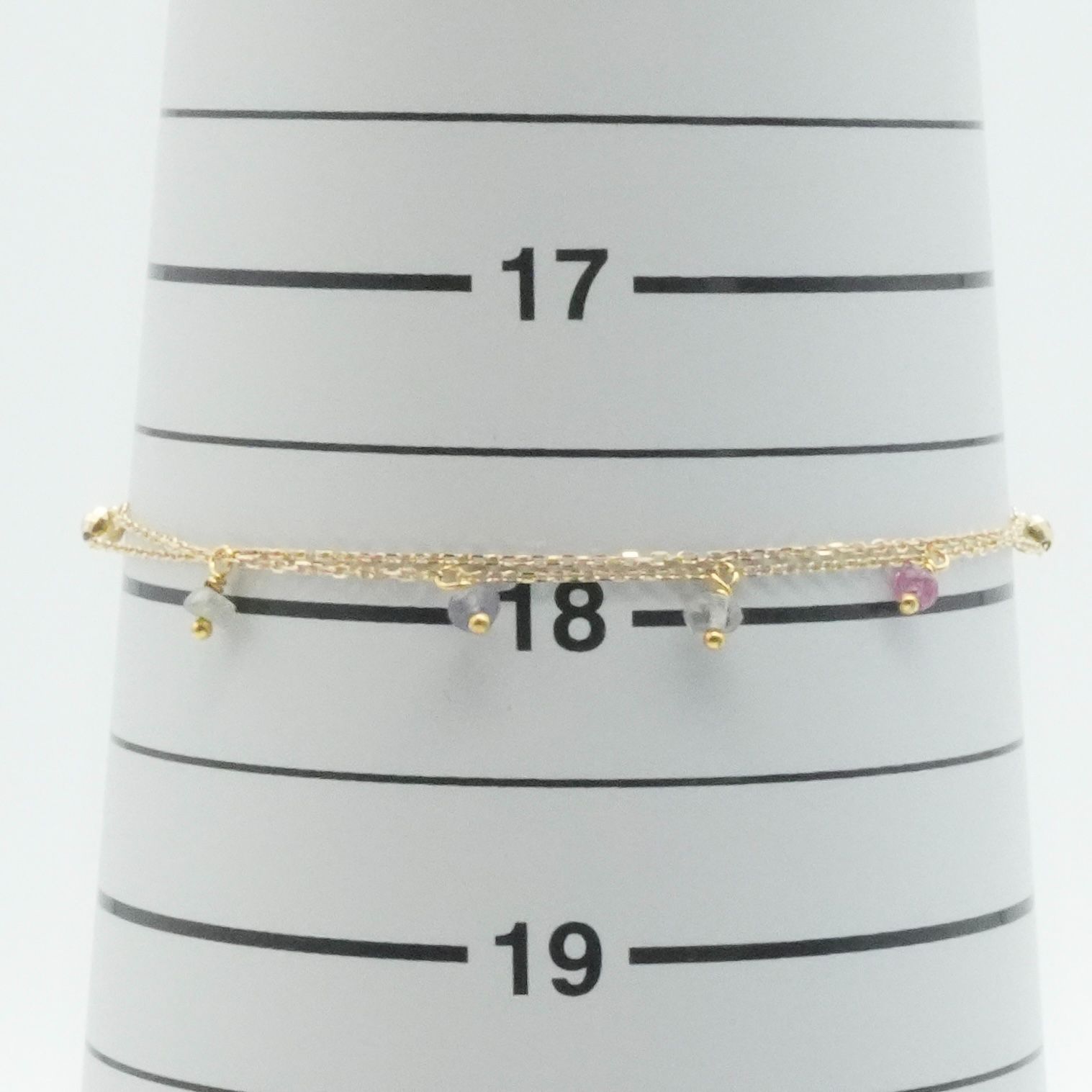 アガット K10 ブレスレット ラブラドライト×ルビー/25-2967 - メルカリ