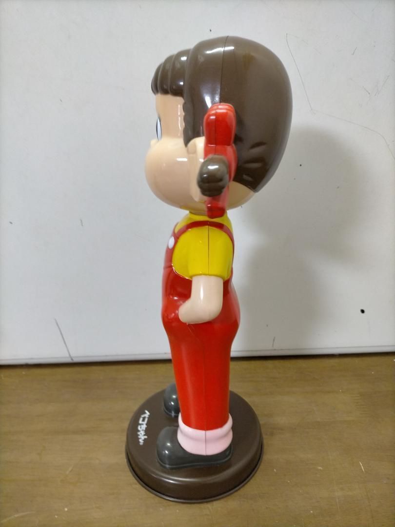 ペコちゃん首振り人形 非売品 【茶色台座】250402-7T 不二家 ペコ ペコちゃん首振り人形 非売品 【茶色台座】250402-7T 不二家 ペコ