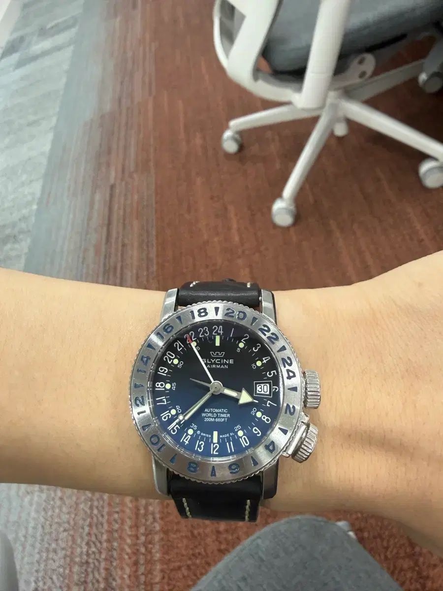 GLYCINE エアマン GMT Ref 3918 2