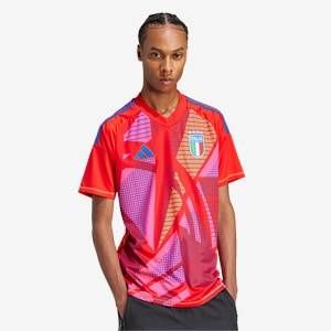 【送料無料・匿名配送】adidas アディダス イタリア代表 2024 公式 GK シャツ 赤 新品 正規品 日本未発売 EURO 2024 ドンナルンマ着用