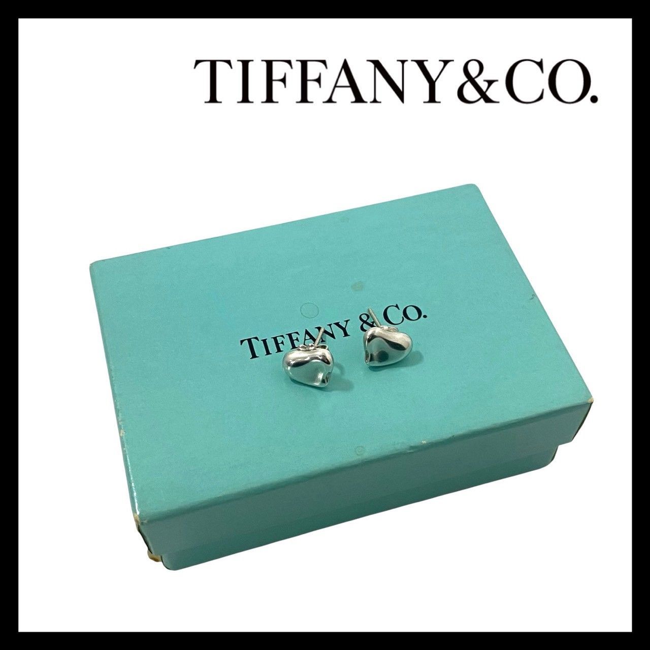 M【TIFFANY&Co.】フルハート ピアス ELSA PERETTI/エルサ ペレッティ