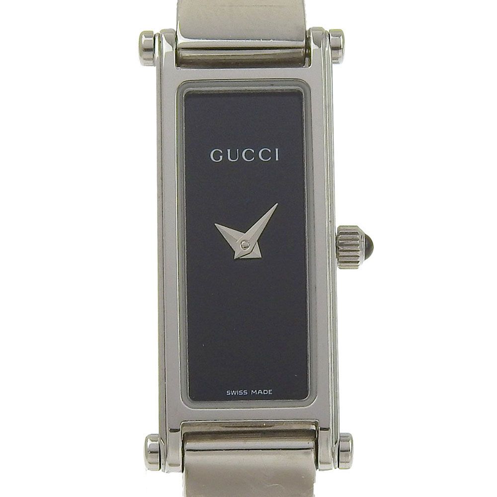 GUCCI】グッチ 1500L ステンレススチール クオーツ アナログ表示