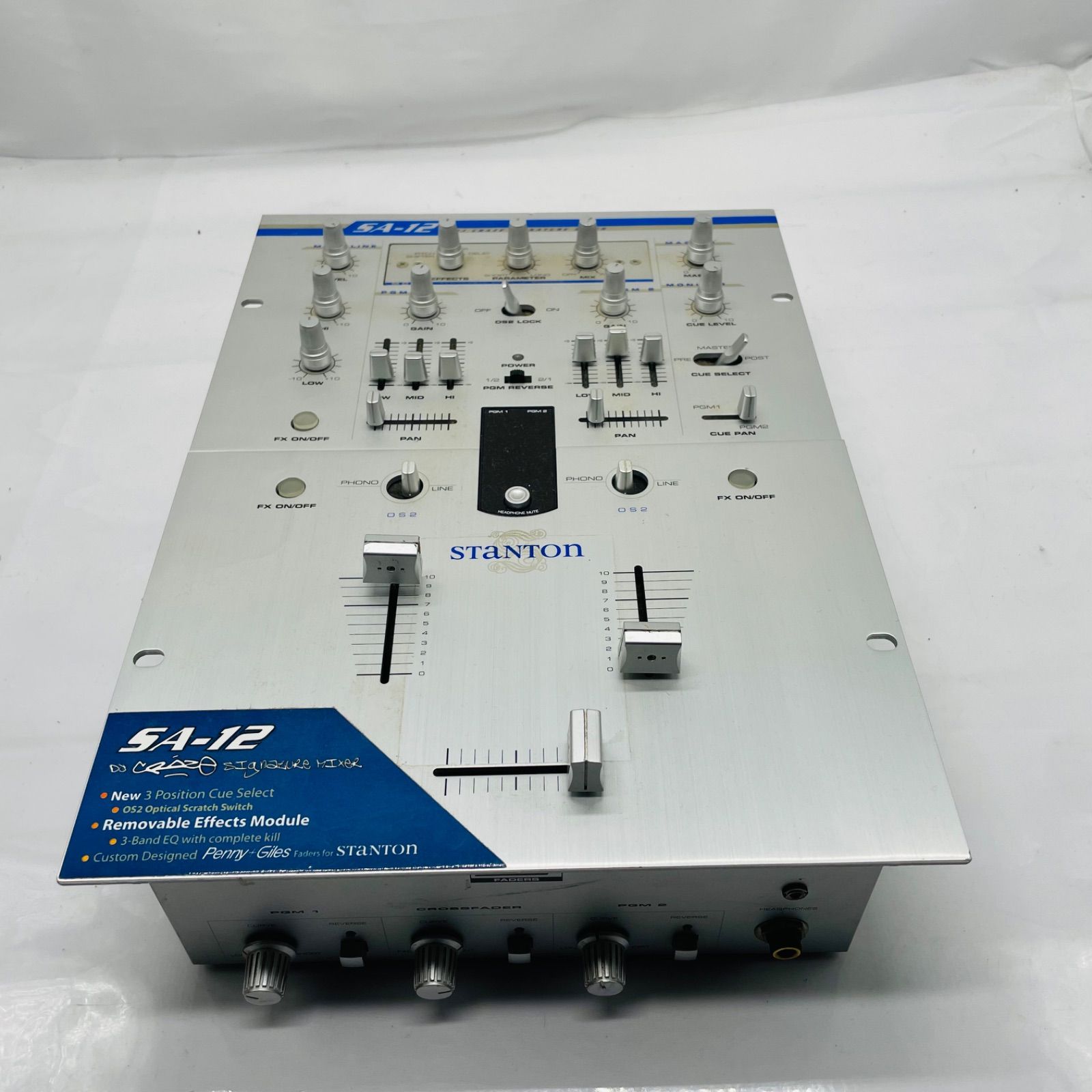 nr/2.26/40】Stanton DJミキサー SA-12 DJ Crazeシグネチャーモデル