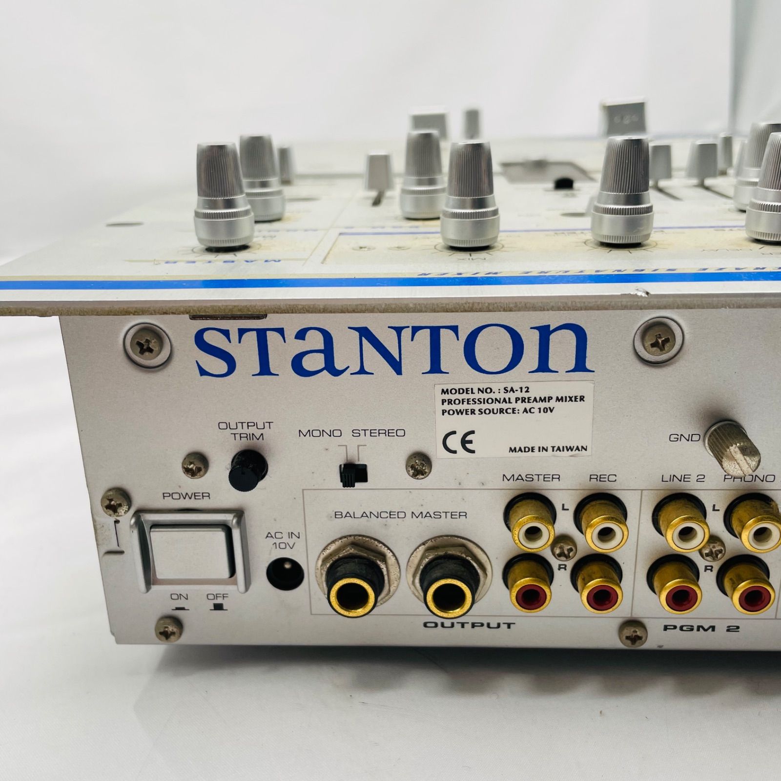 nr/2.26/40】Stanton DJミキサー SA-12 DJ Crazeシグネチャーモデル