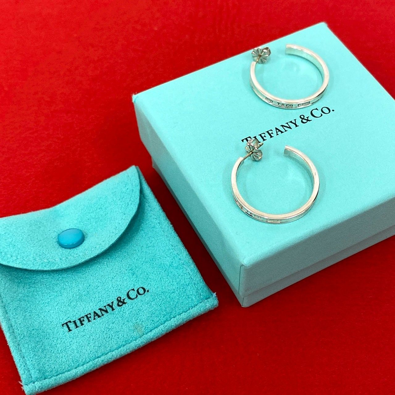 TIFFANY&Co. ティファニー シルバー フープピアス 6.7g 925刻印 426863 