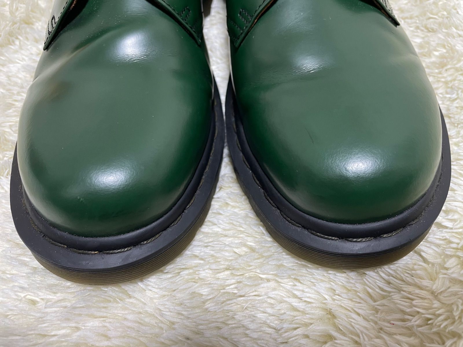 極美品！ UK9 dr.martens ドクターマーチン 1461 3ホール 緑 グリーン