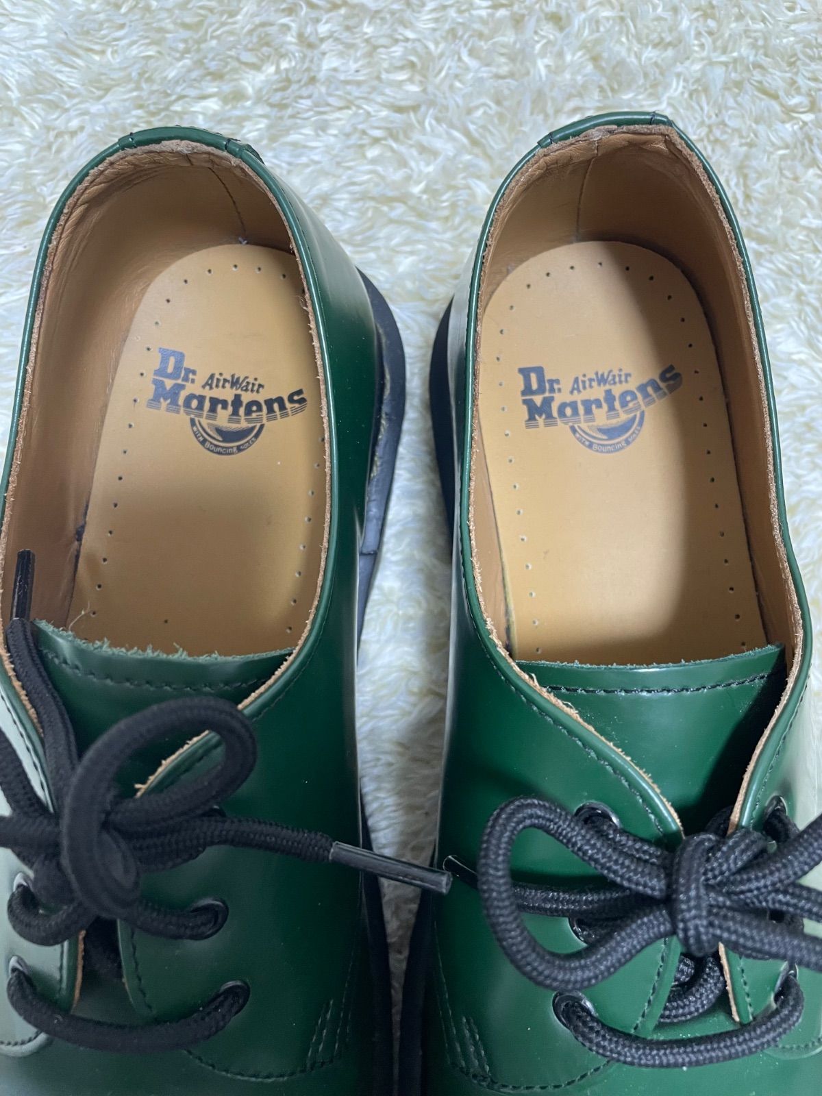 極美品！ UK9 dr.martens ドクターマーチン 1461 3ホール 緑 グリーン
