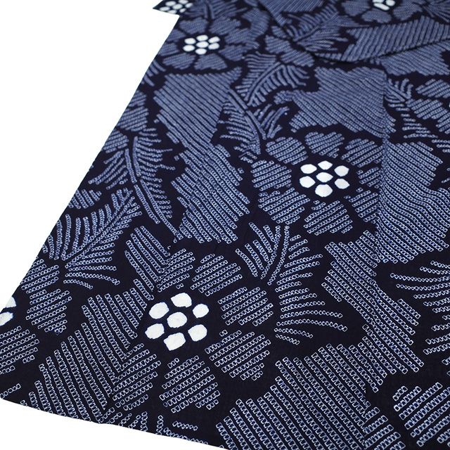 新古品】 夏物 本場有松鳴海絞り 浴衣 未使用 有松 ゆかた 絞り 木綿