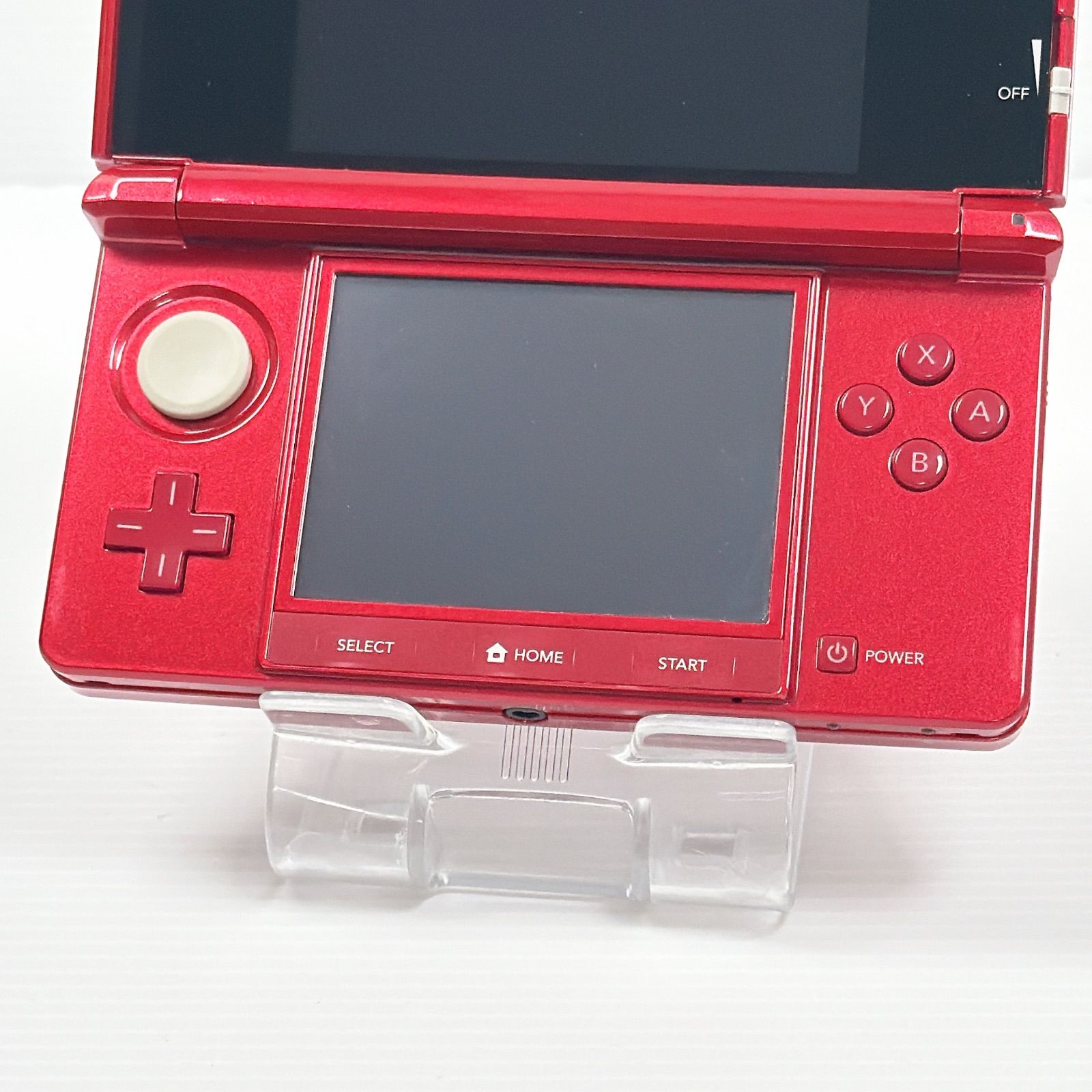 3DS(レッド) ニンテンドー 3DS メタリックレッド 本体美品 遊べるセット 動作確認