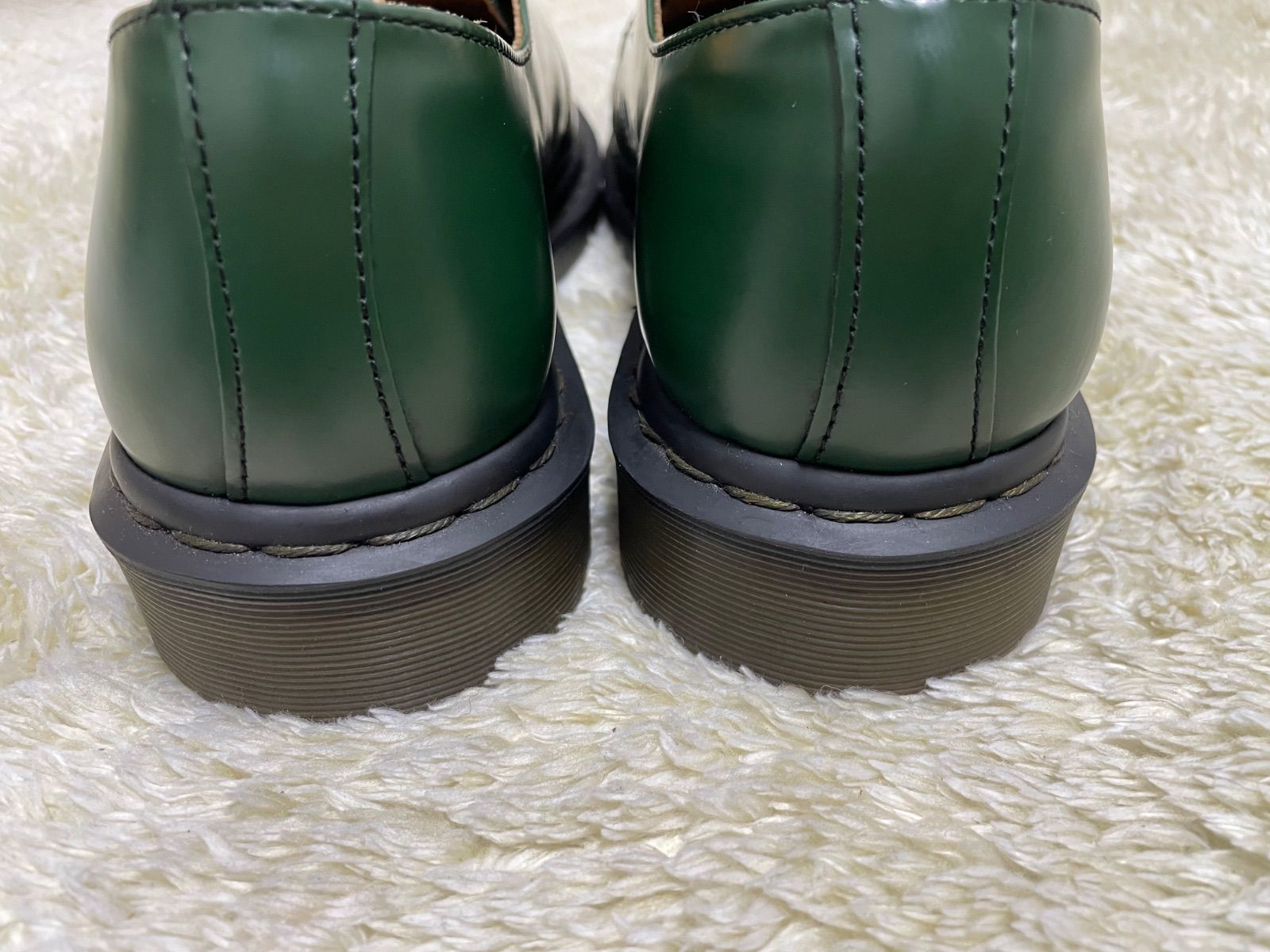 極美品！ UK9 28cm dr.martens ドクターマーチン 1461 3ホール 緑