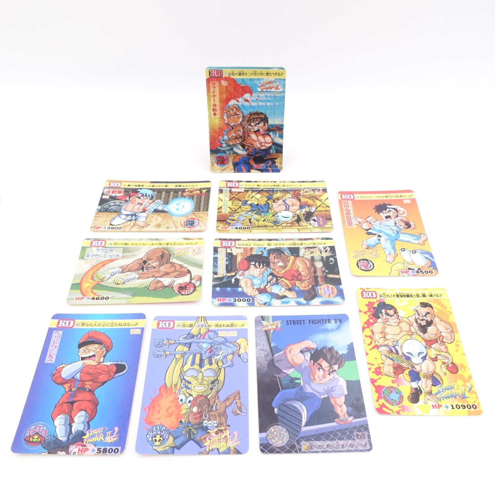 STREET FIGHTEⅡキラ ノーマル 10枚セット 01ファイヤー波動拳 リュウ