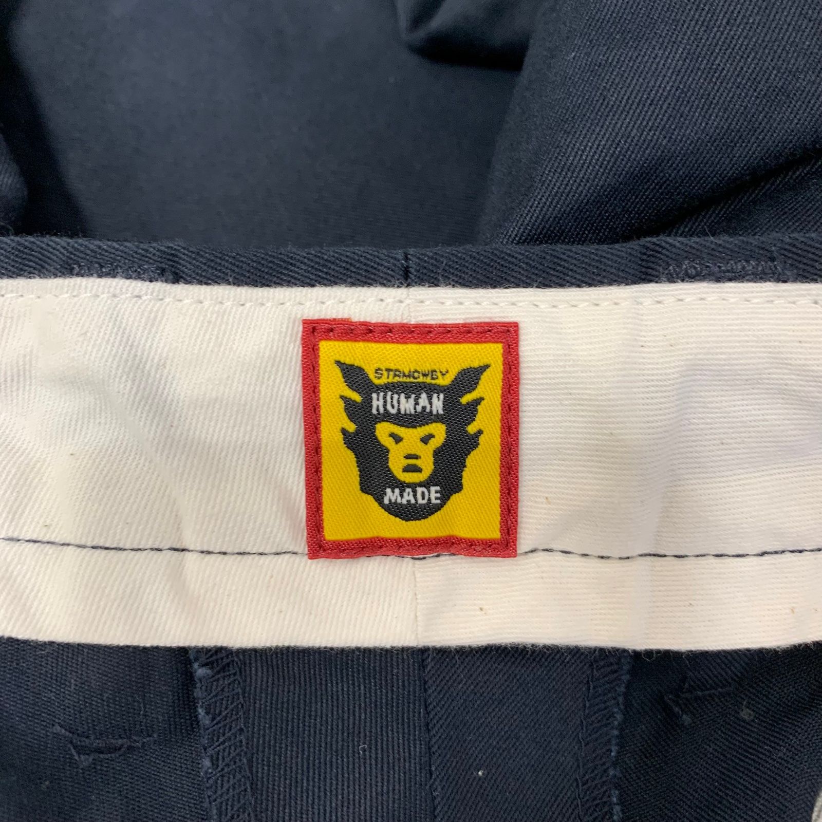 ヒューマンメイド HUMAN MADE ハートロゴ刺繍 チノパン ブラック M