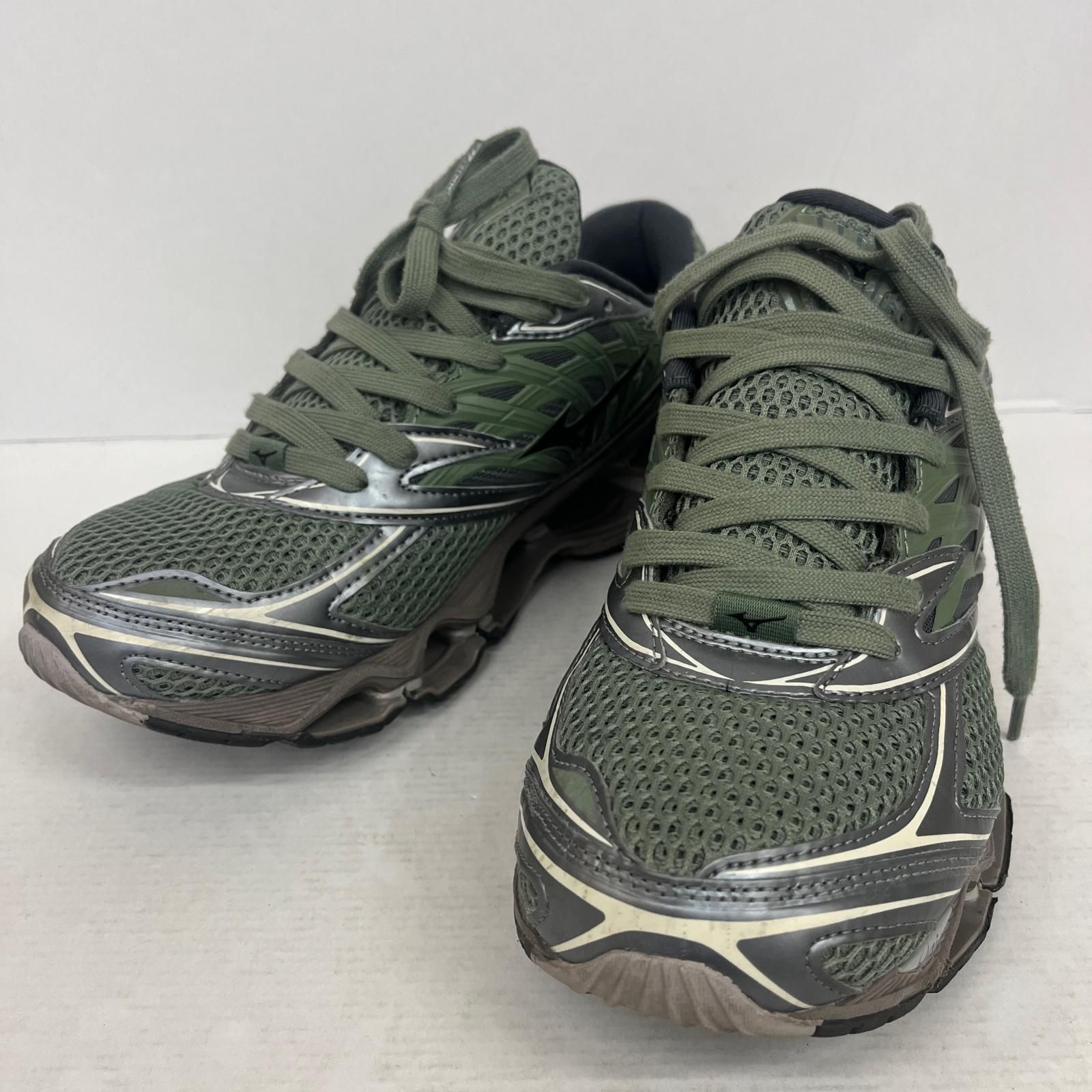【加古川店】 中古 Mizuno | ミズノ スニーカー Wave Prophecy? D1GA251102 箱 カーキ 27cm 【126】 加古川店】 中古 Mizuno | ミズノ スニーカー Wave Prophecy