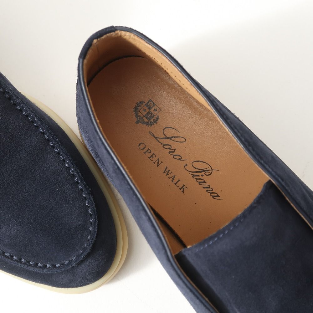 □美品□Loro Piana ロロピアーナ オープン ウォーク アンクルブーツ