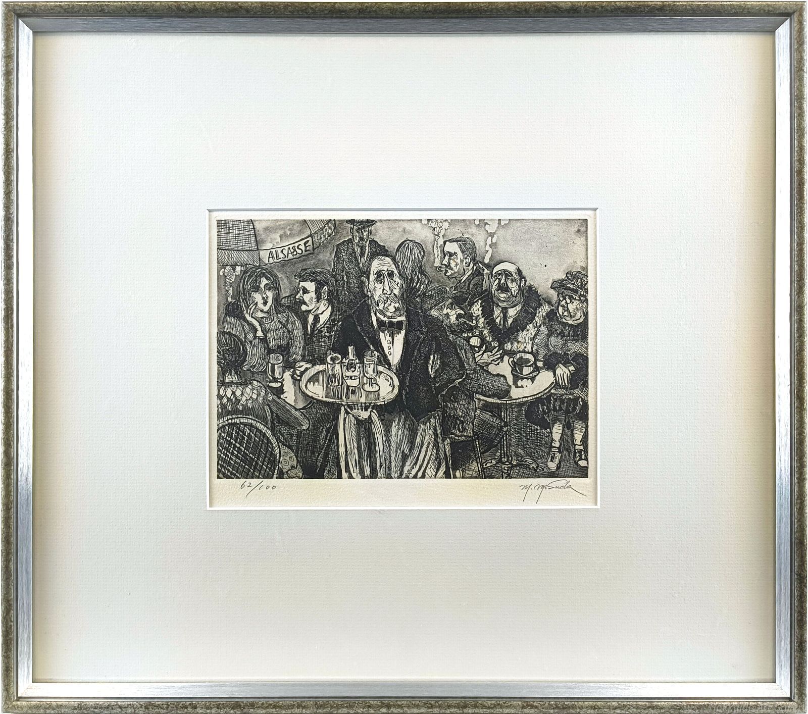 増田誠 「ギャルソン」 銅版画 絵画 - メルカリ