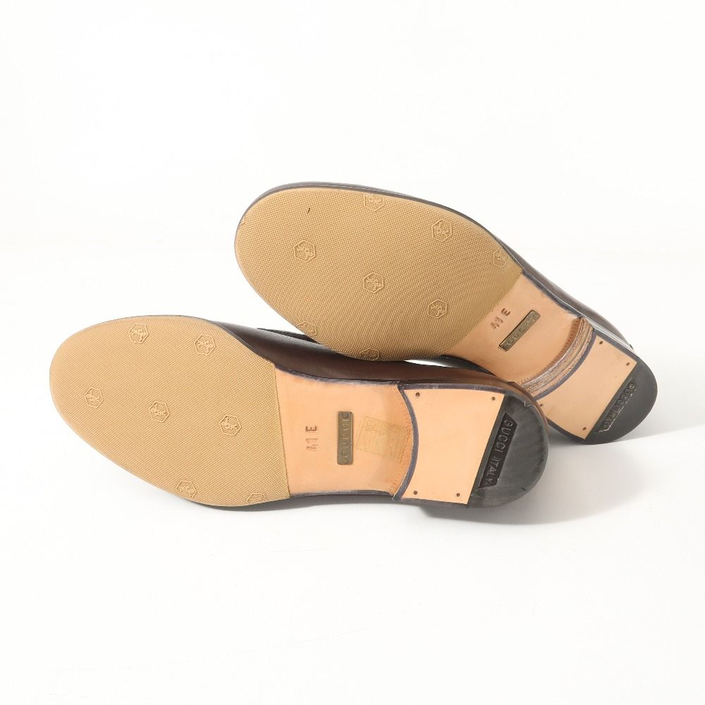 □美品□GUCCI グッチ ローファー サイズ41E ビットローファー 