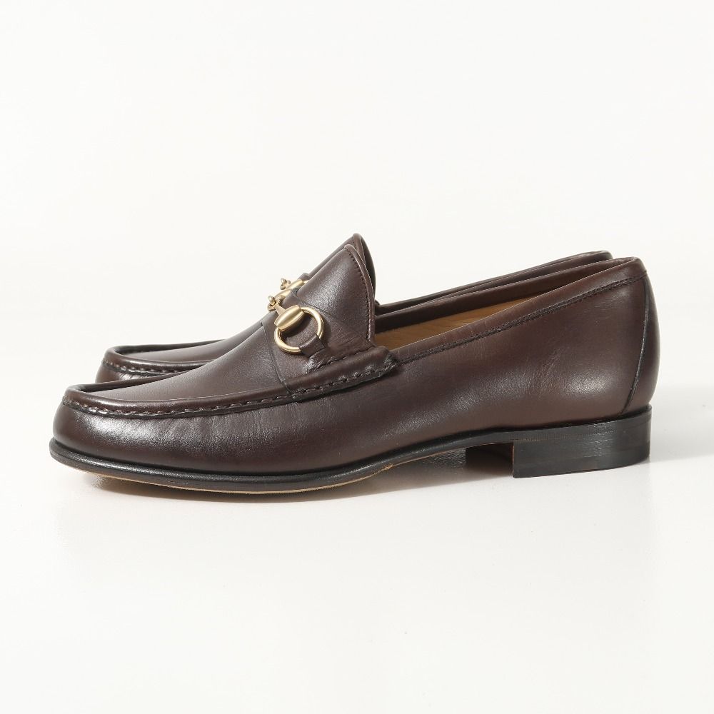 □美品□GUCCI グッチ ローファー サイズ41E ビットローファー 
