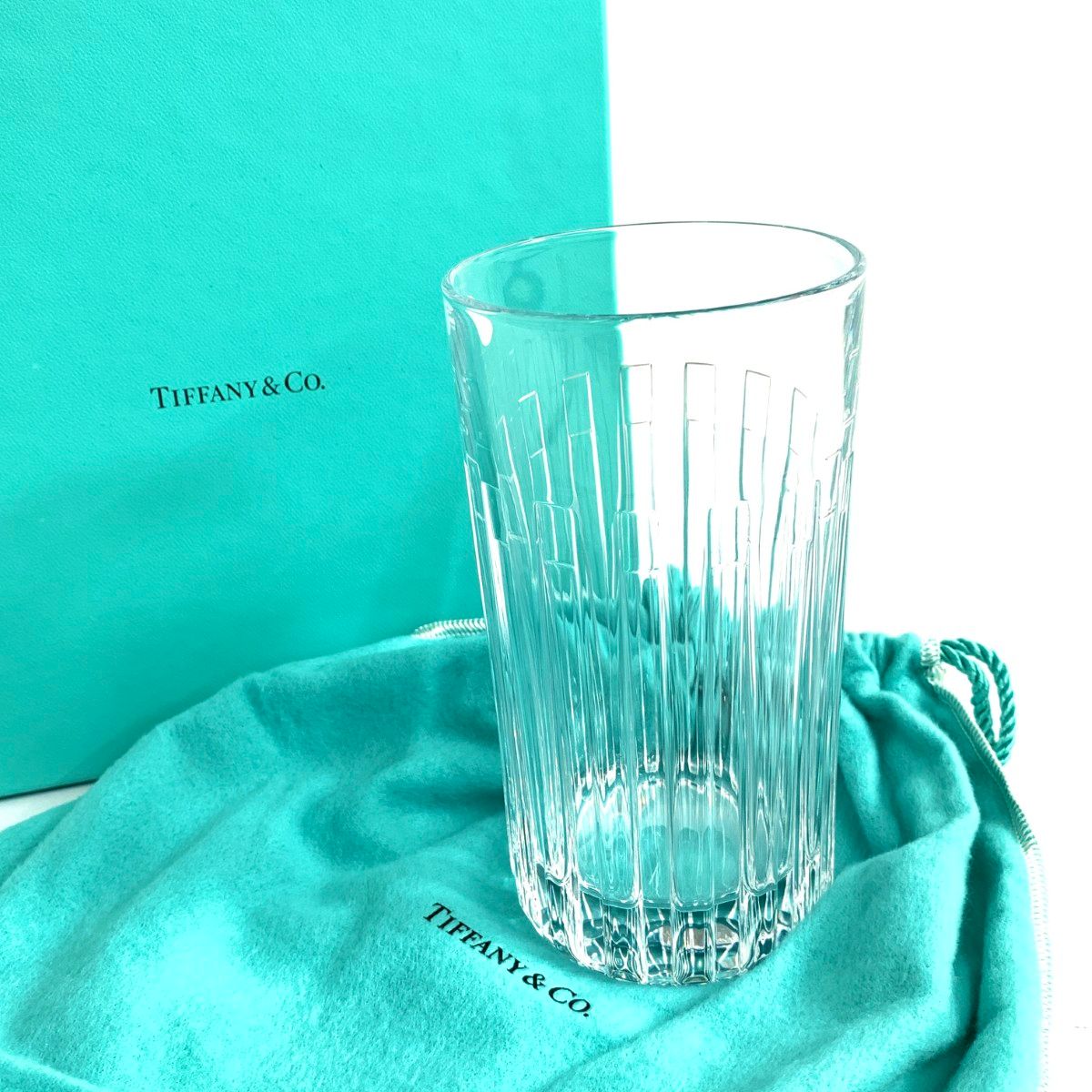 TIFFANY&Co. ティファニー ハイボールグラス/アトラス クリア 