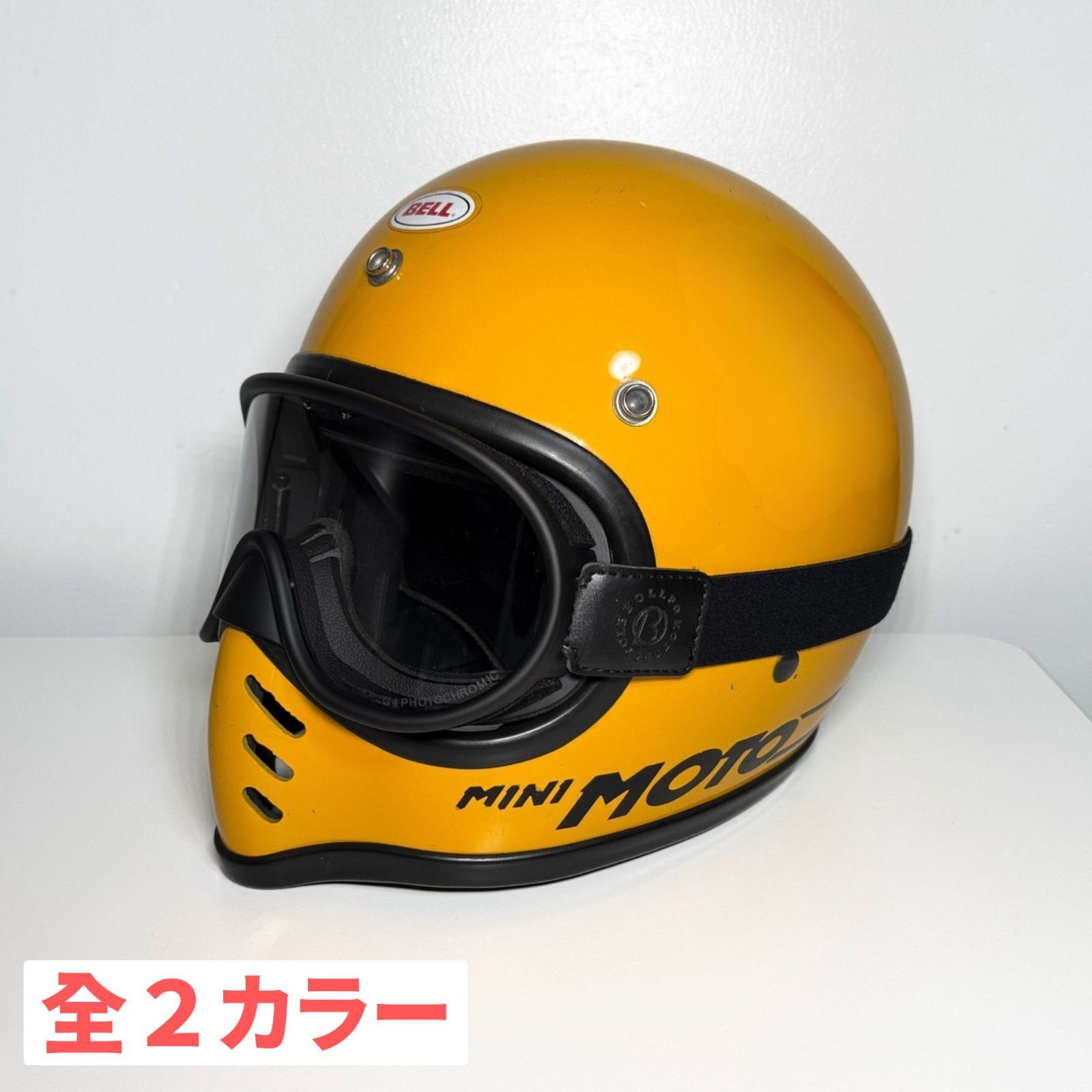 バイク ゴーグル ブラック/シルバー BELL ベルモト ミニモト VMX MTX