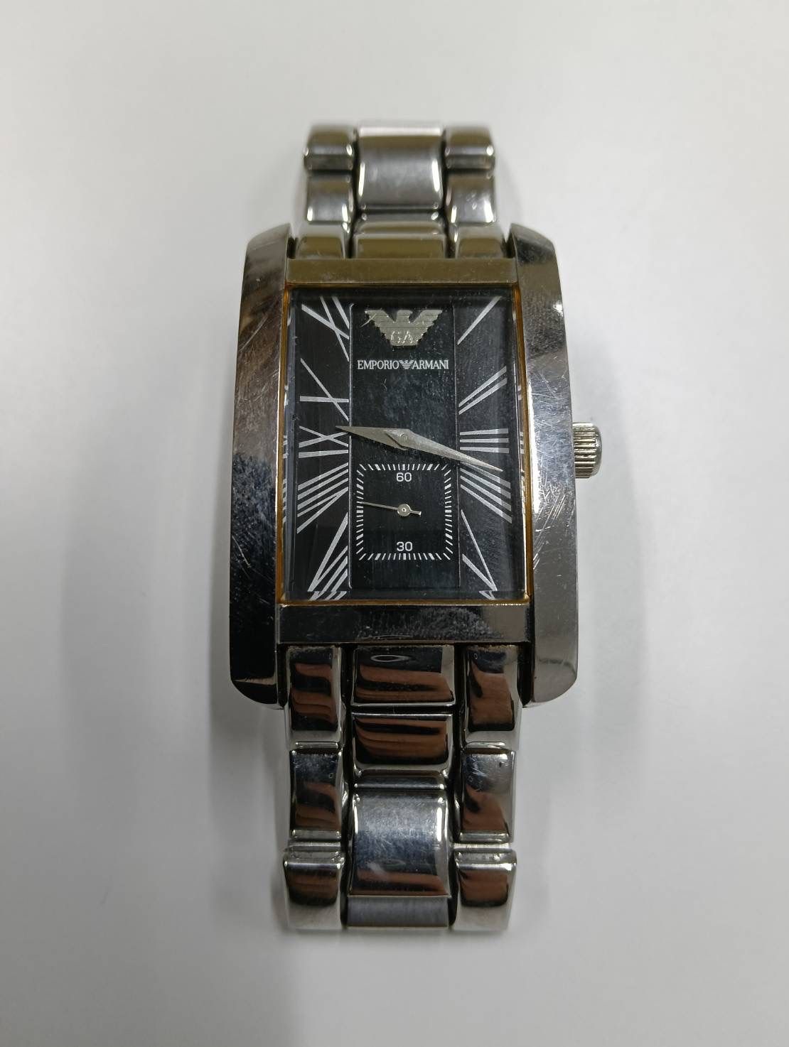 中古品】 EMPORIO ARMANIエンポリオアルマーニ 腕時計 クオーツ