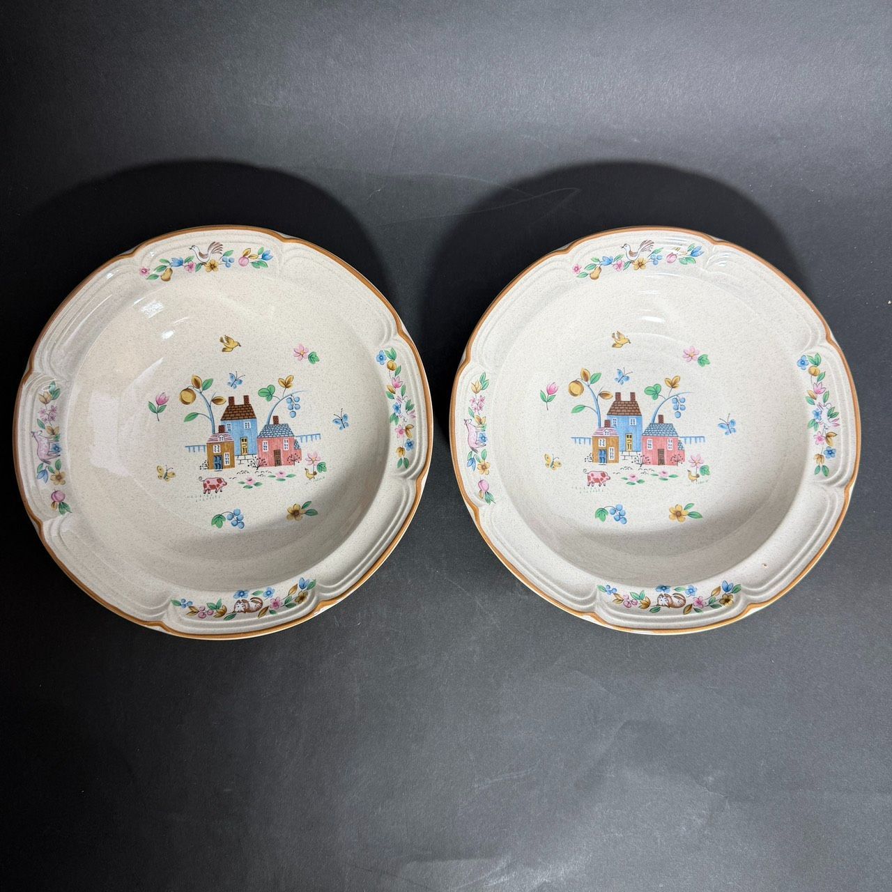 ハートランド カレー皿 2枚セット アメリカンカントリー YAMAKA