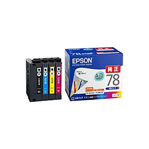 純正品〕 EPSON エプソン インクカートリッジ 〔IC4CL78 4色パック