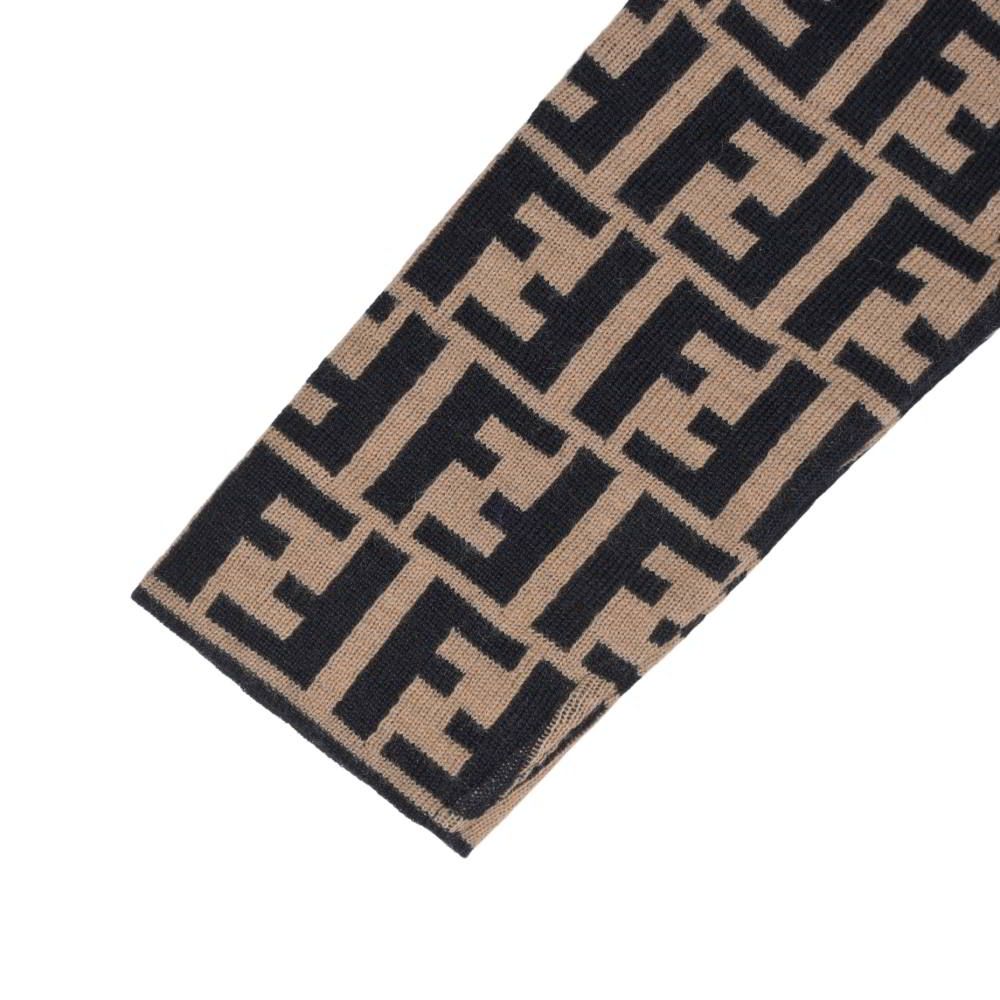 FENDI ヴィンテージ ズッカ柄 ウール タートルネック ニット - メルカリ