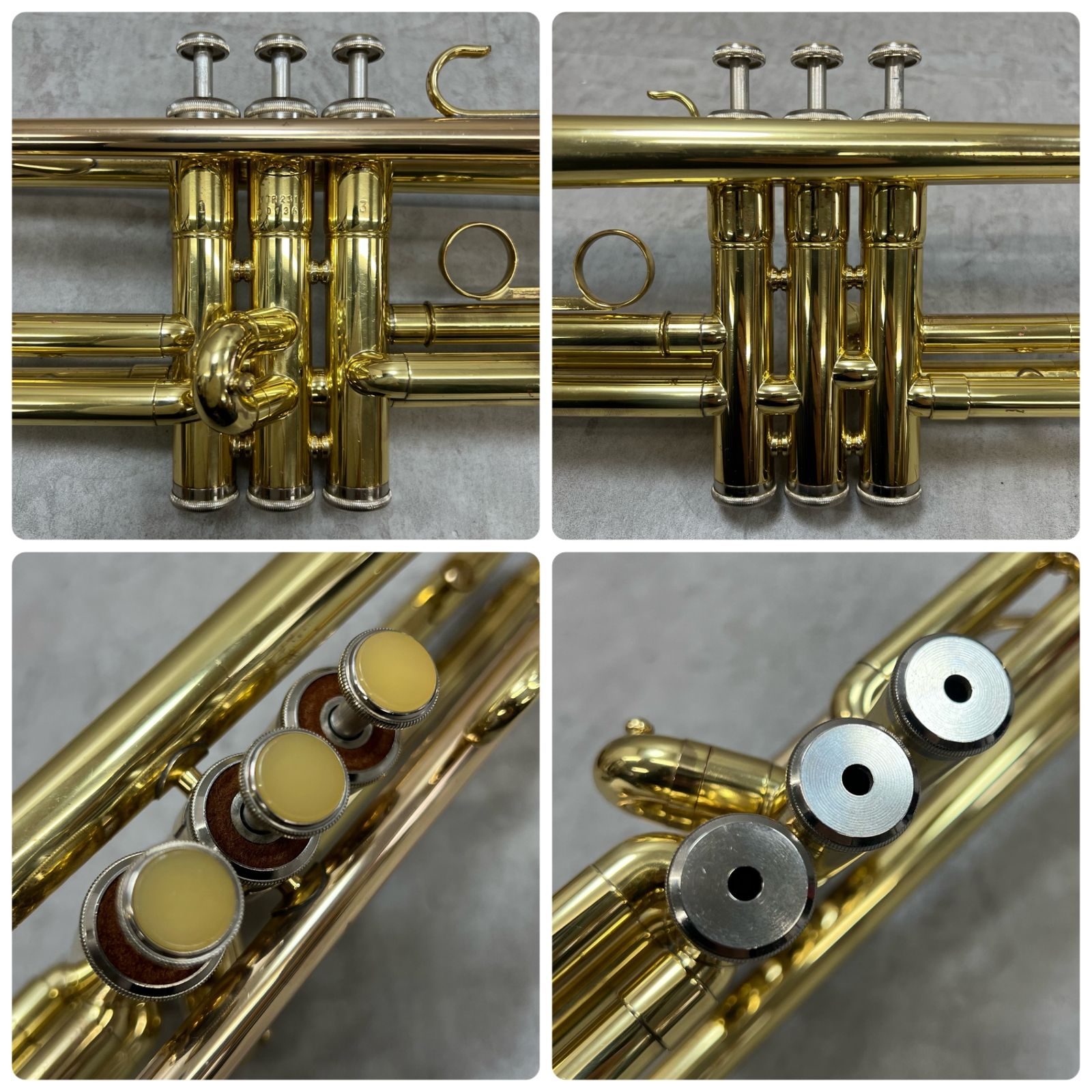 ニッカン（現ヤマハ）B♭トランペット YTR-2310 イエローブラス マウス