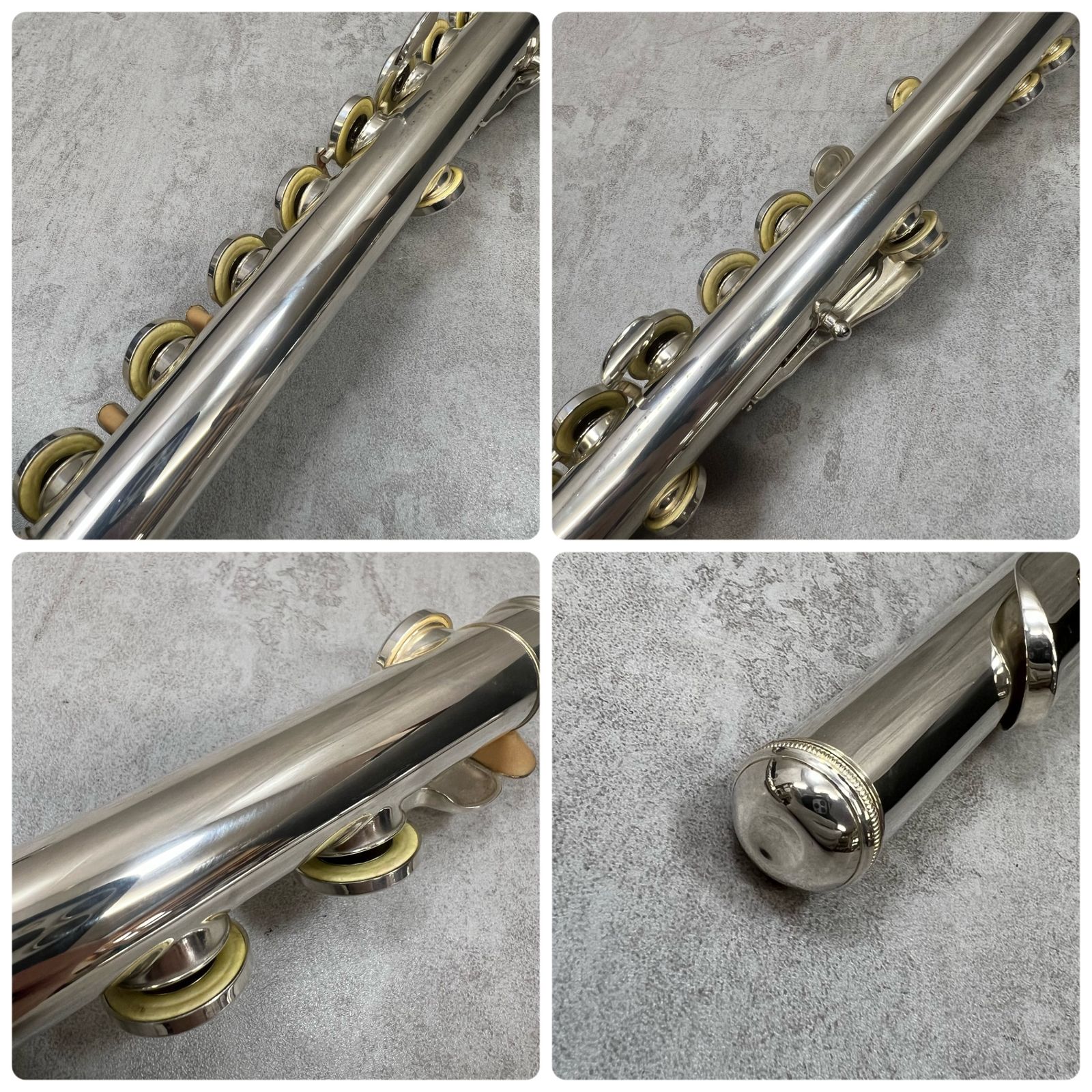 ヤマハ フルート YFL-311 後期モデル 頭部管銀製 銀めっき シルバー E