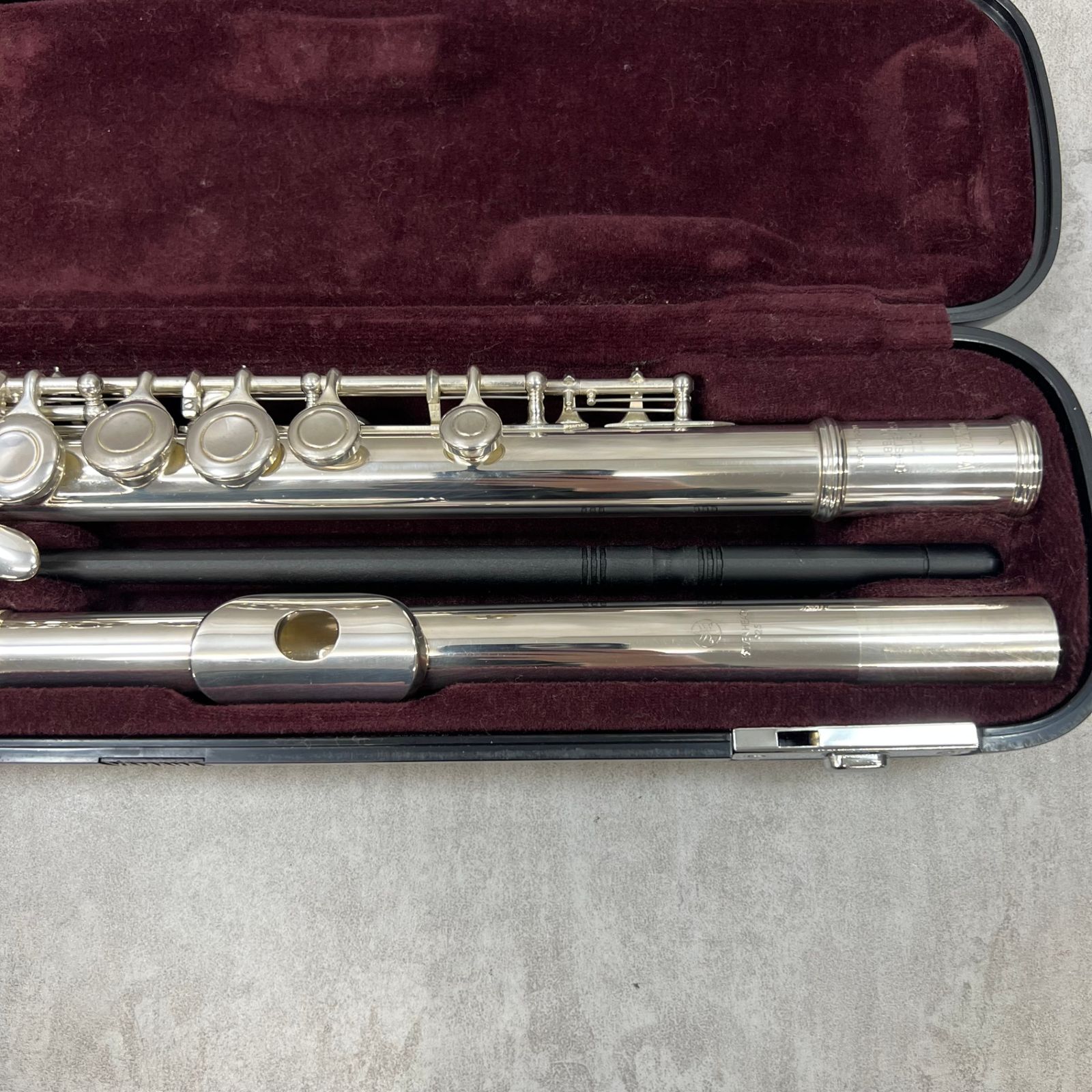 ヤマハ フルート YFL-311 後期モデル 頭部管銀製 銀めっき シルバー E