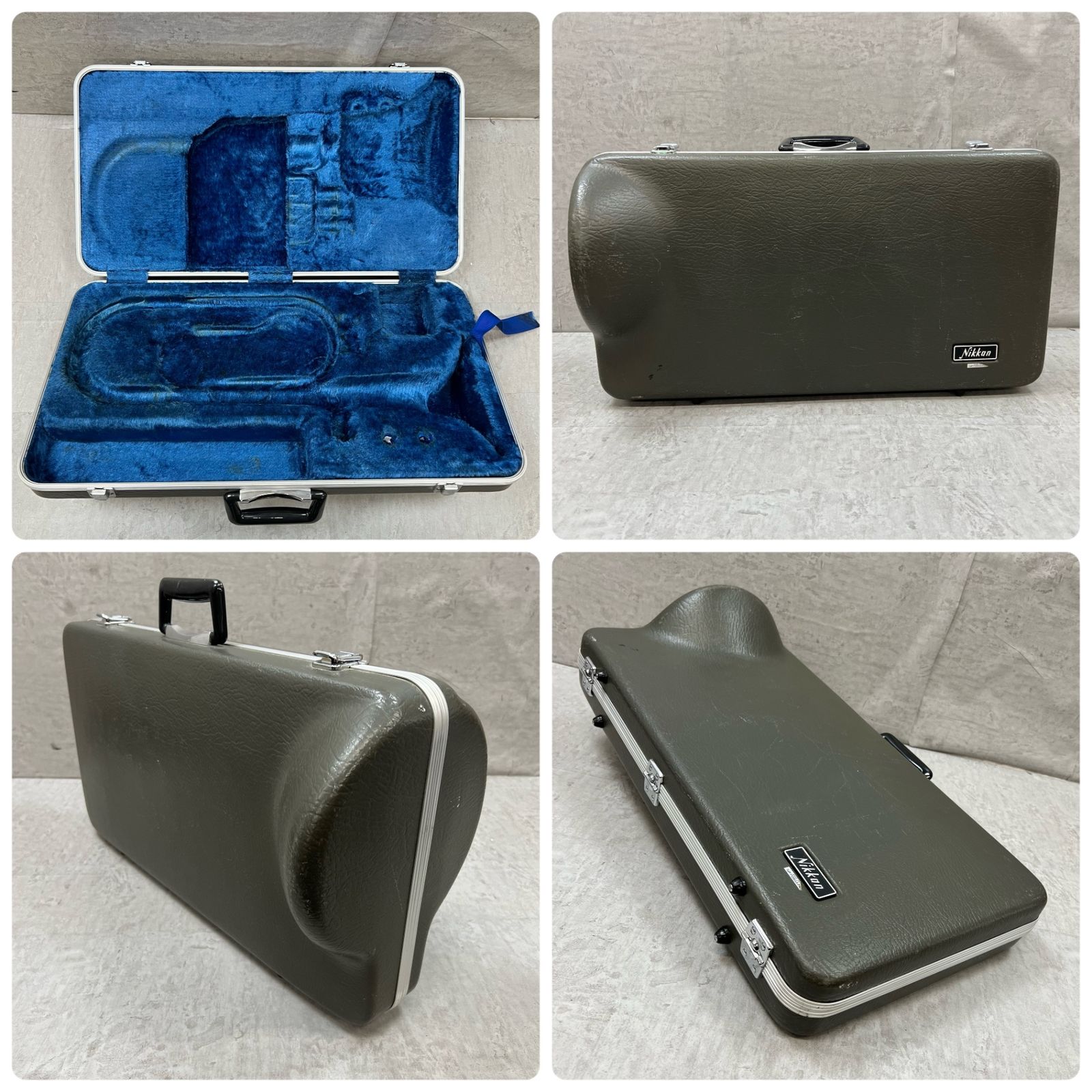 ニッカン 現ヤマハ アルトホルン YAH-201 管楽器 パープルロゴ ハード