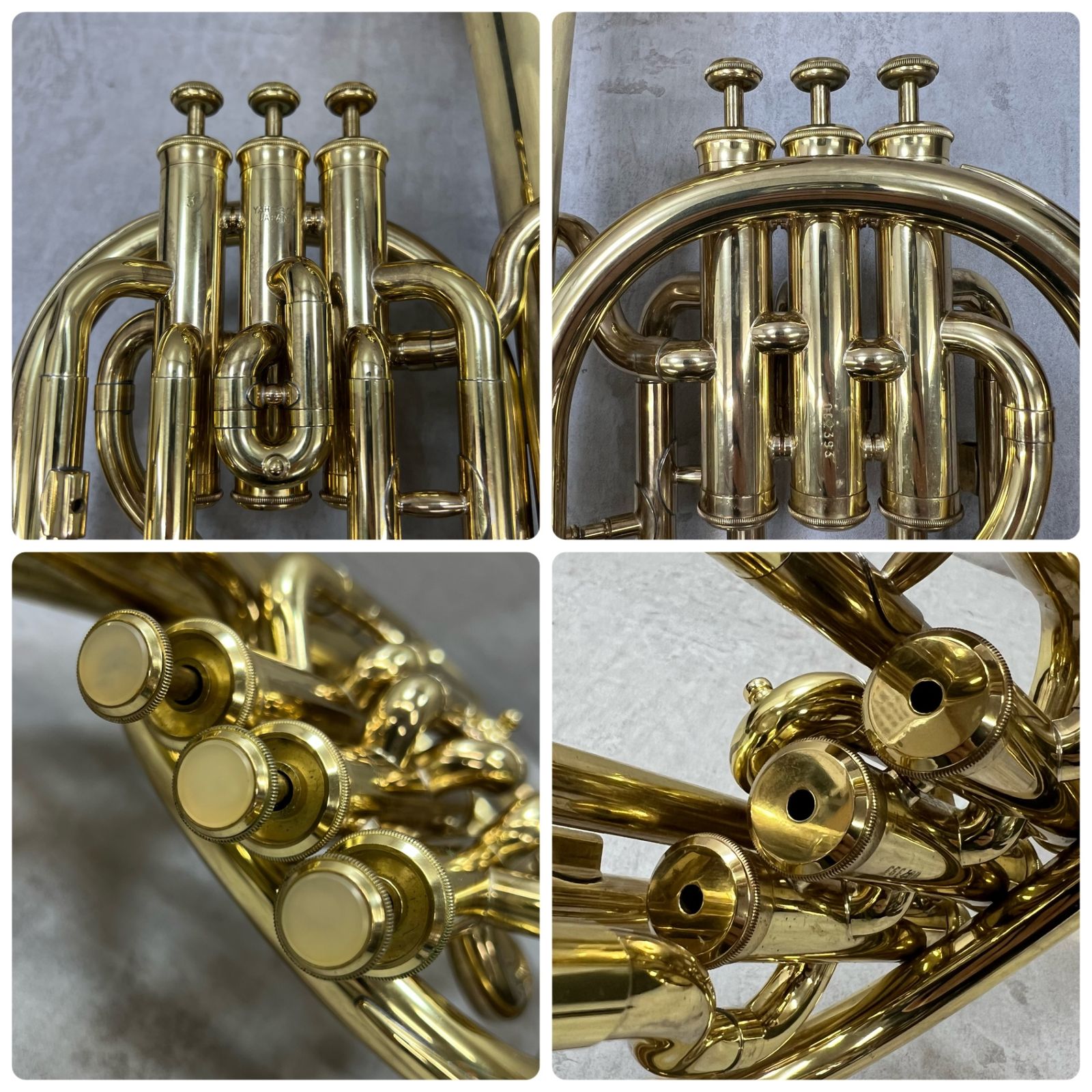 ニッカン 現ヤマハ アルトホルン YAH-201 管楽器 パープルロゴ ハード