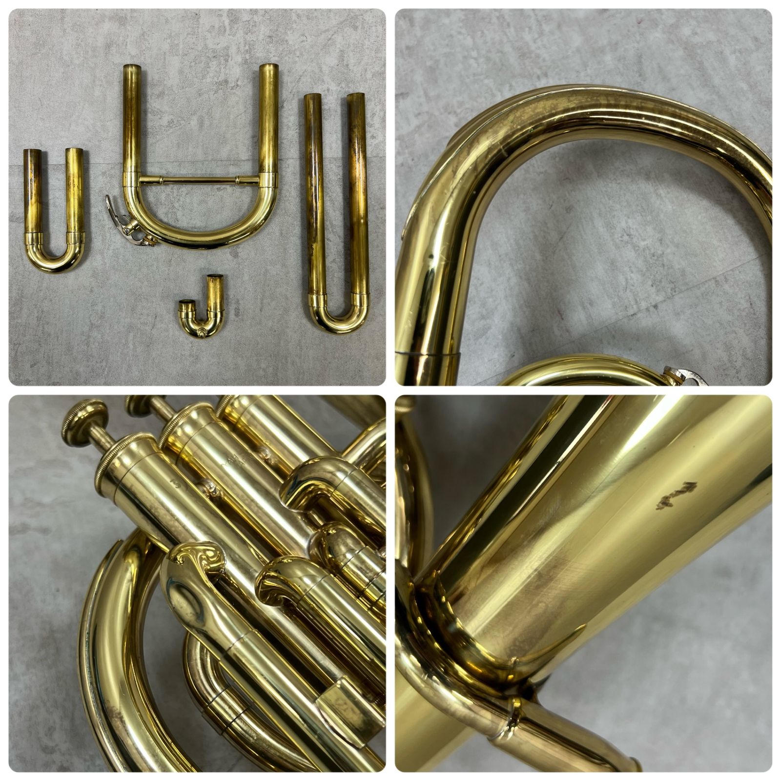 ニッカン 現ヤマハ アルトホルン YAH-201 管楽器 パープルロゴ ハード