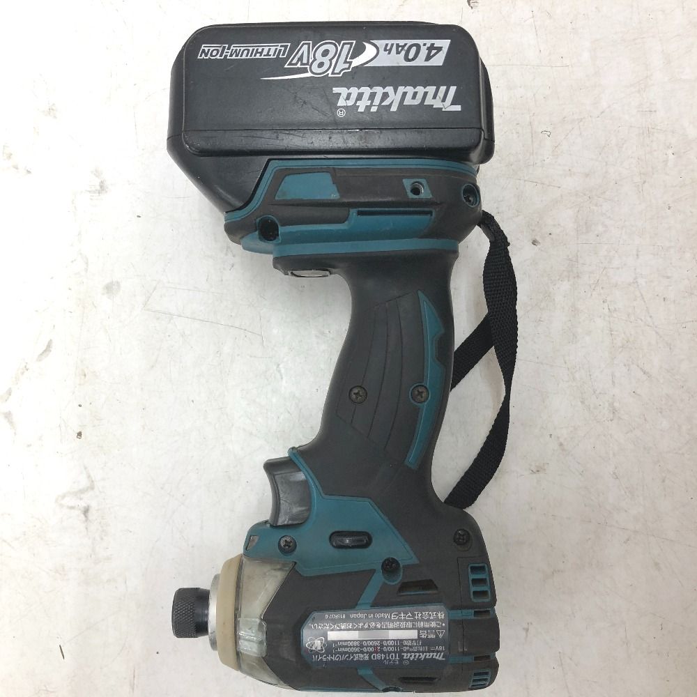 makita マキタ 18V 4.0Ah 充電式インパクトドライバ 青 ケース・充電器