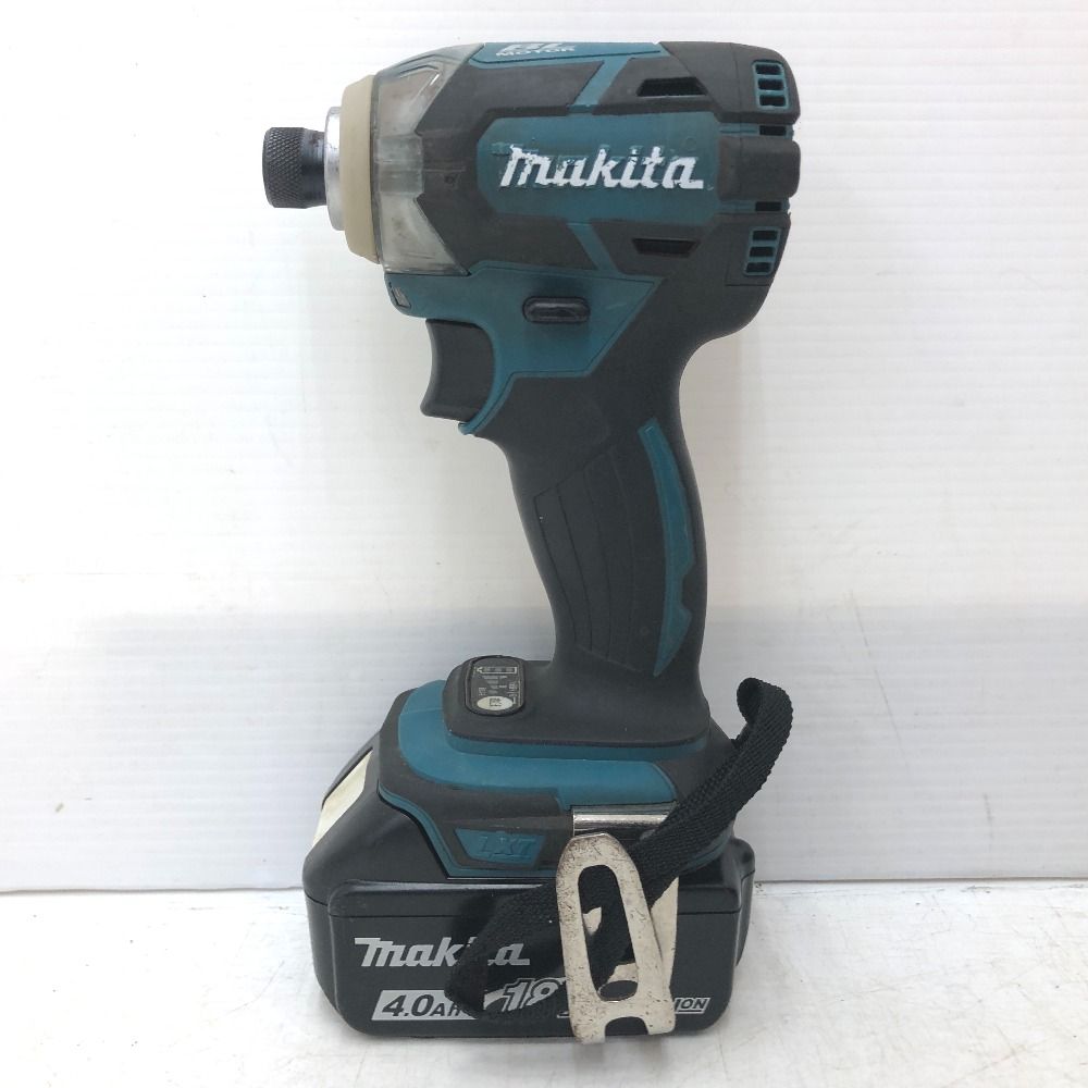 makita マキタ 18V 4.0Ah 充電式インパクトドライバ 青 ケース・充電器