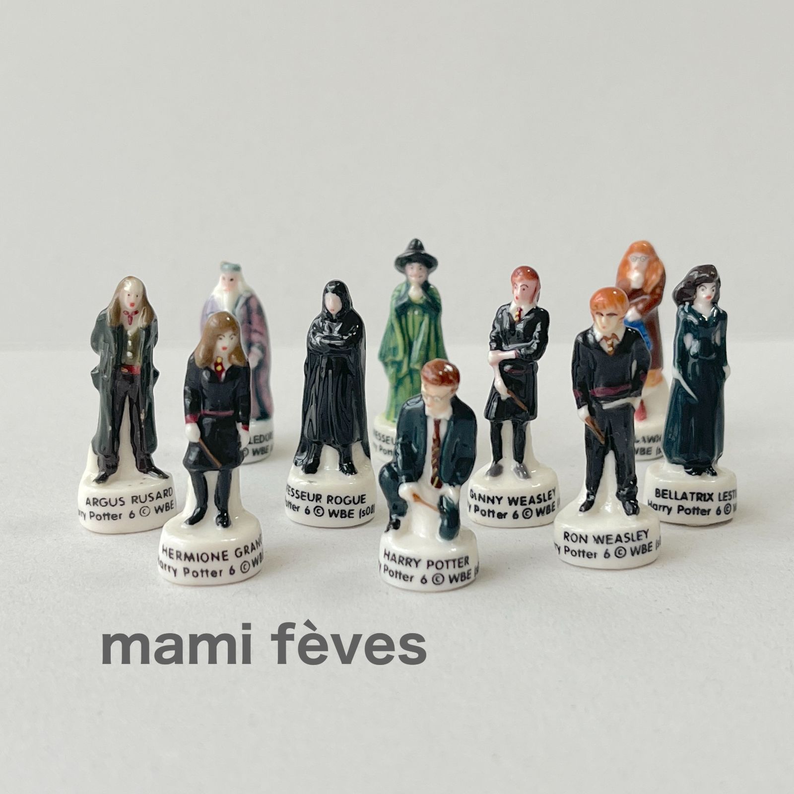 フェーヴ ハリーポッター 10個 フランス フェーブ ミニチュア陶器 f