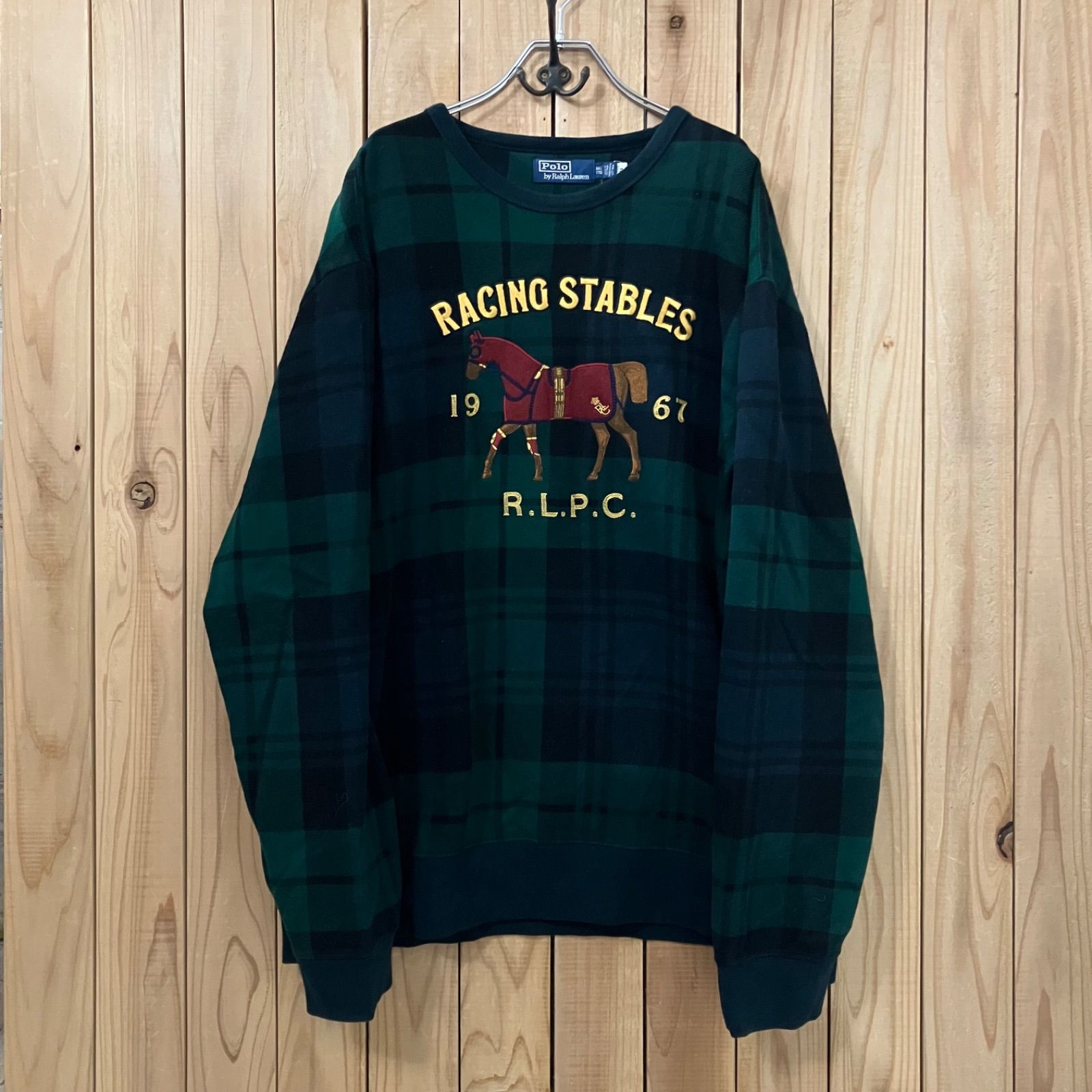 POLO Ralph Lauren / ラルフローレン RACING STABLES ブラックウォッチ 