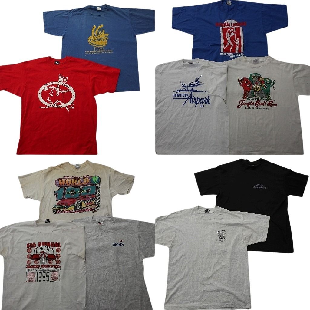 アメリカ古着 半袖プリントTシャツ 10枚セット アメリカ卸 転売に USA