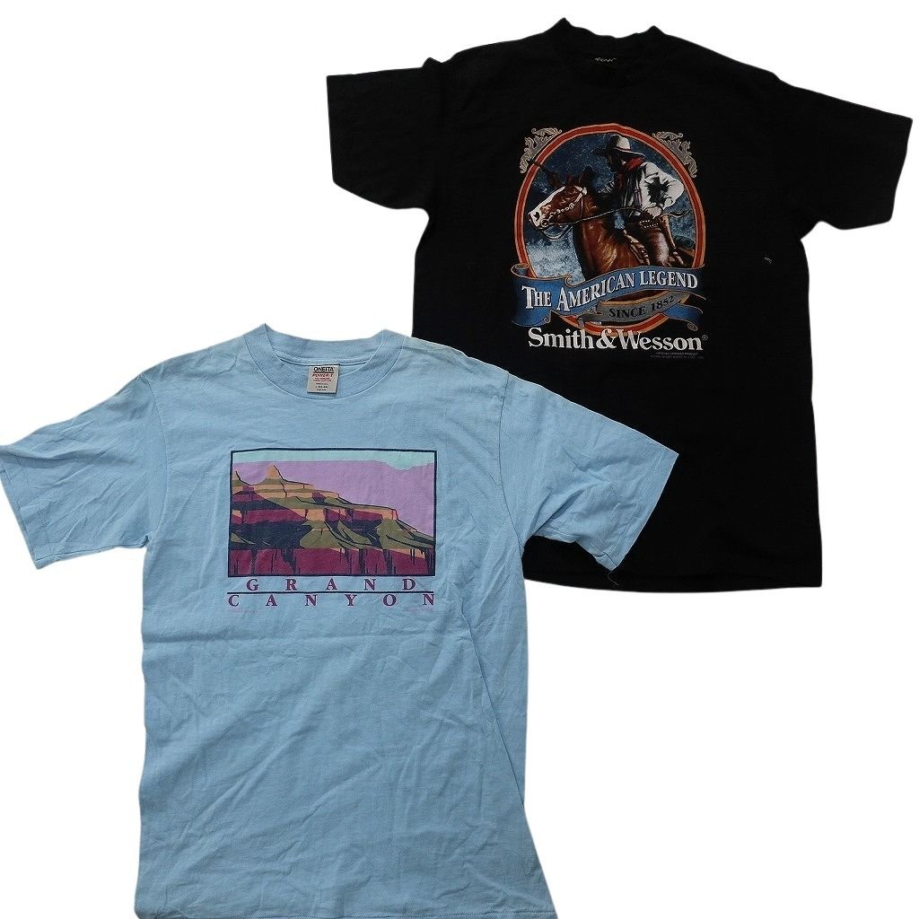 古着卸 まとめ売り シングル 半袖Tシャツ 10枚セット (メンズ L