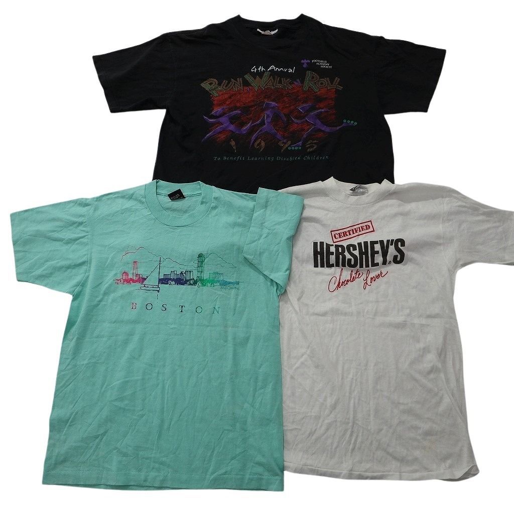 古着卸 まとめ売り シングル 半袖Tシャツ 10枚セット (メンズ L