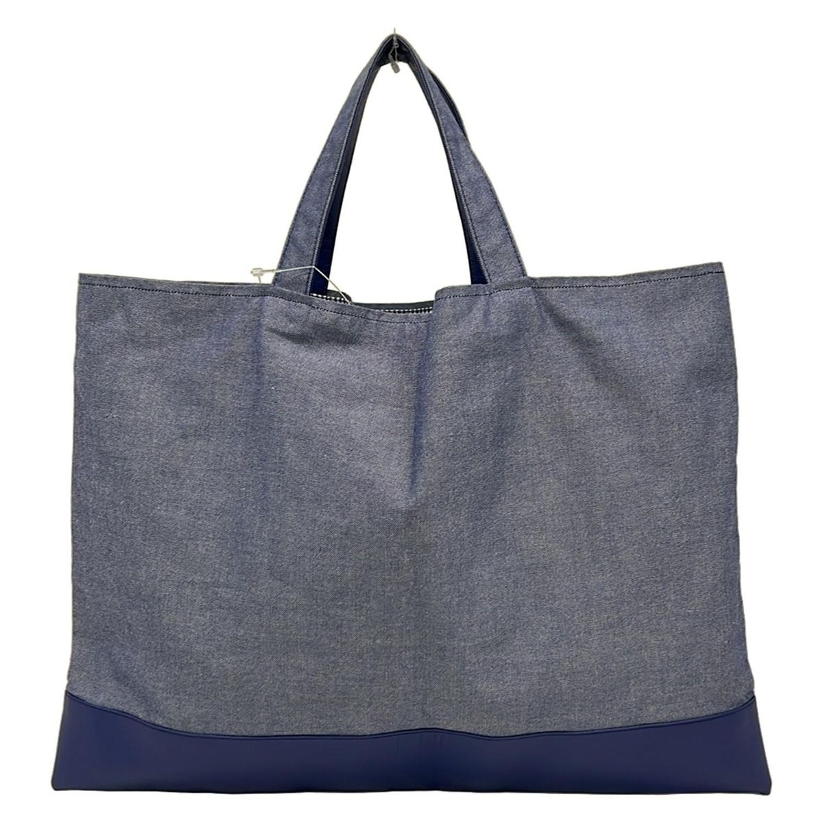 familiar(ファミリア) トートバッグ - 581501 ブルー×白×マルチ デニム