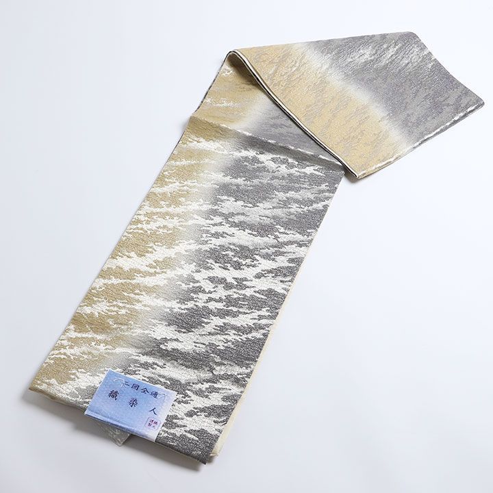 ◇新品 未仕立て◇ 西陣 藤本 仁謹製 正絹袋帯 二図全通柄 - メルカリ