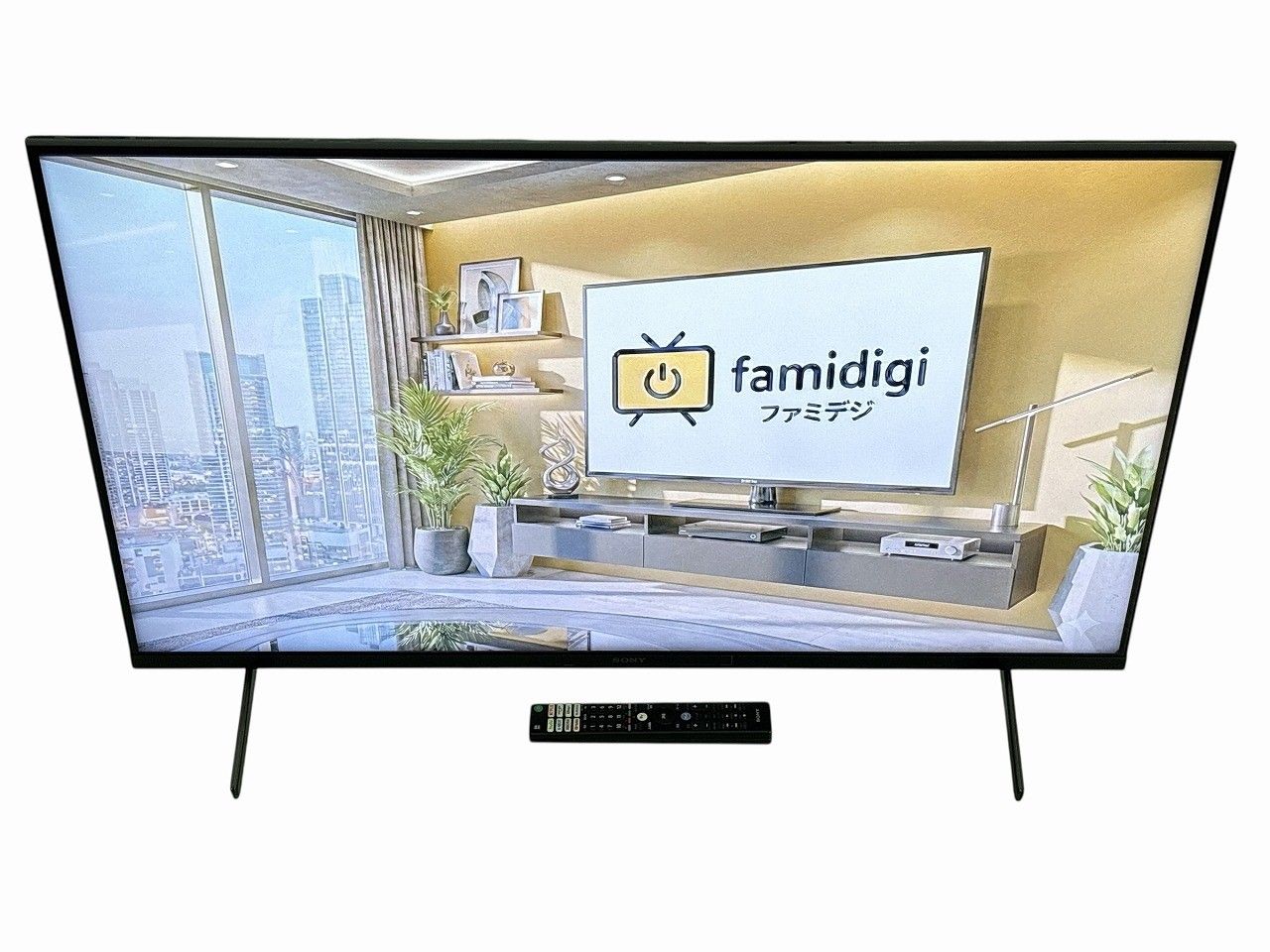 テレビ 【展示品/美品】ソニー 43V型 4K 液晶テレビ ブラビア KJ 
