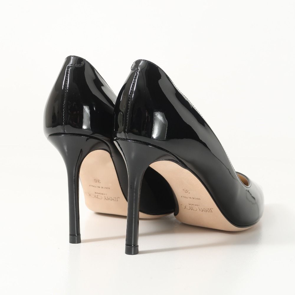 □美品□JIMMY CHOO ジミーチュウ ROMY85 パンプス サイズ36 パテント