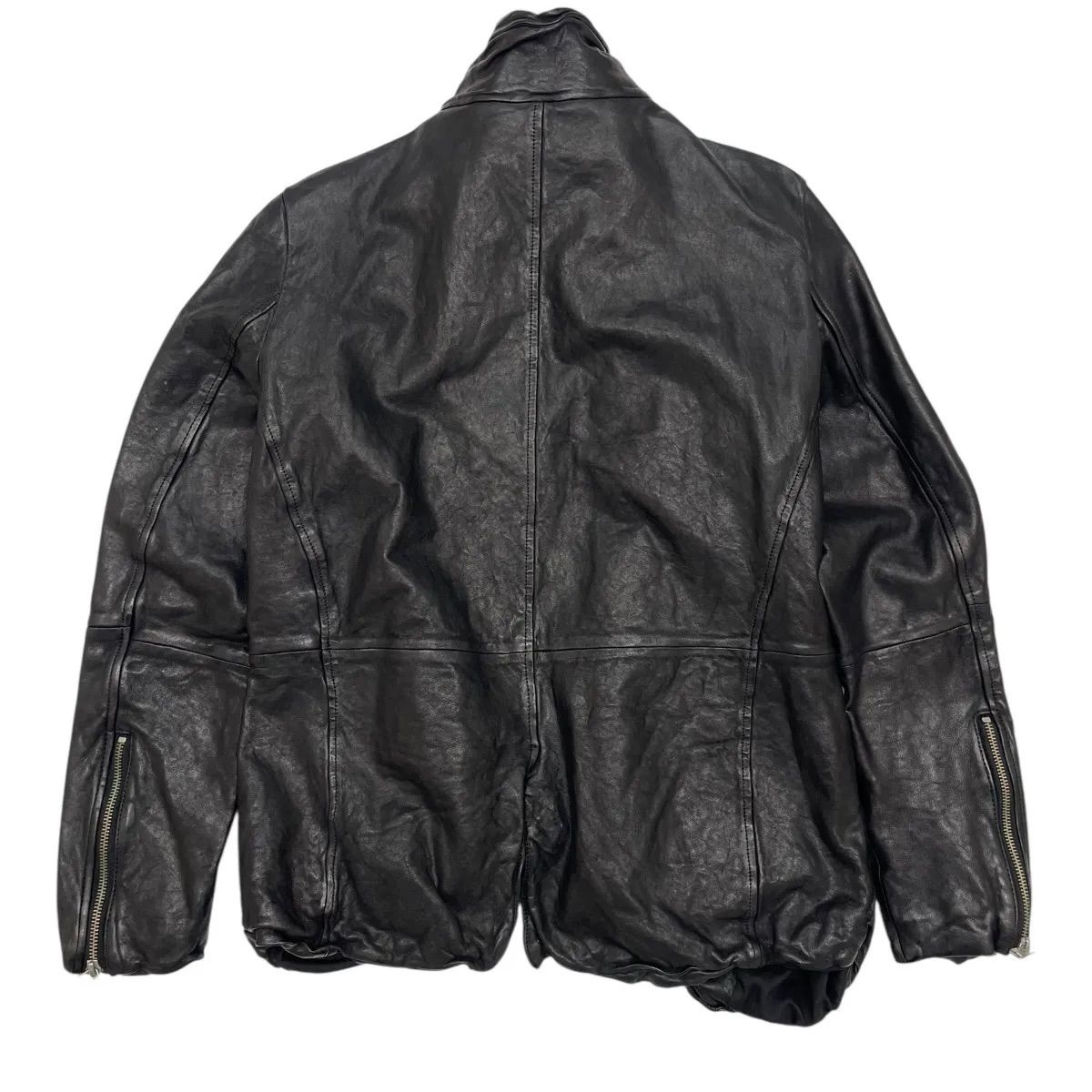 1 未使用品 M Harlem Rounge ハーレムラウンジ HR-787黒 レザー 